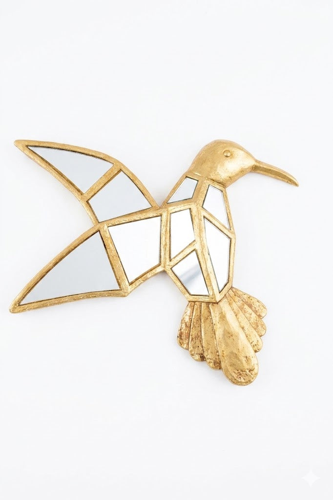 Espejo Dorado Colibrí