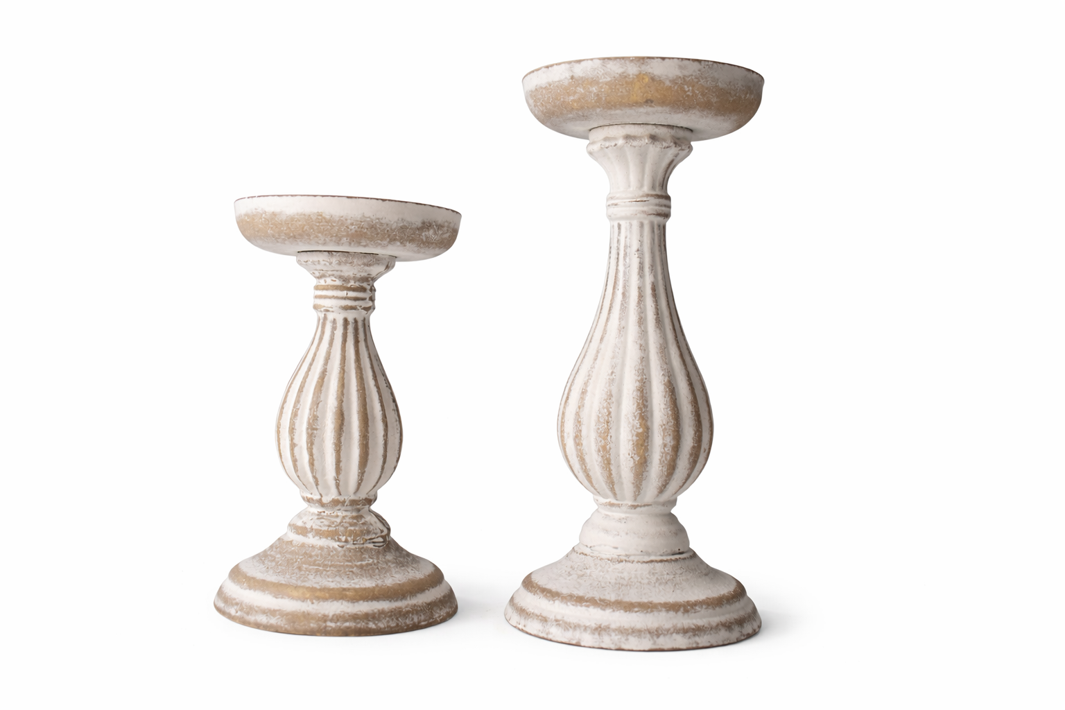 Candelabros de madera