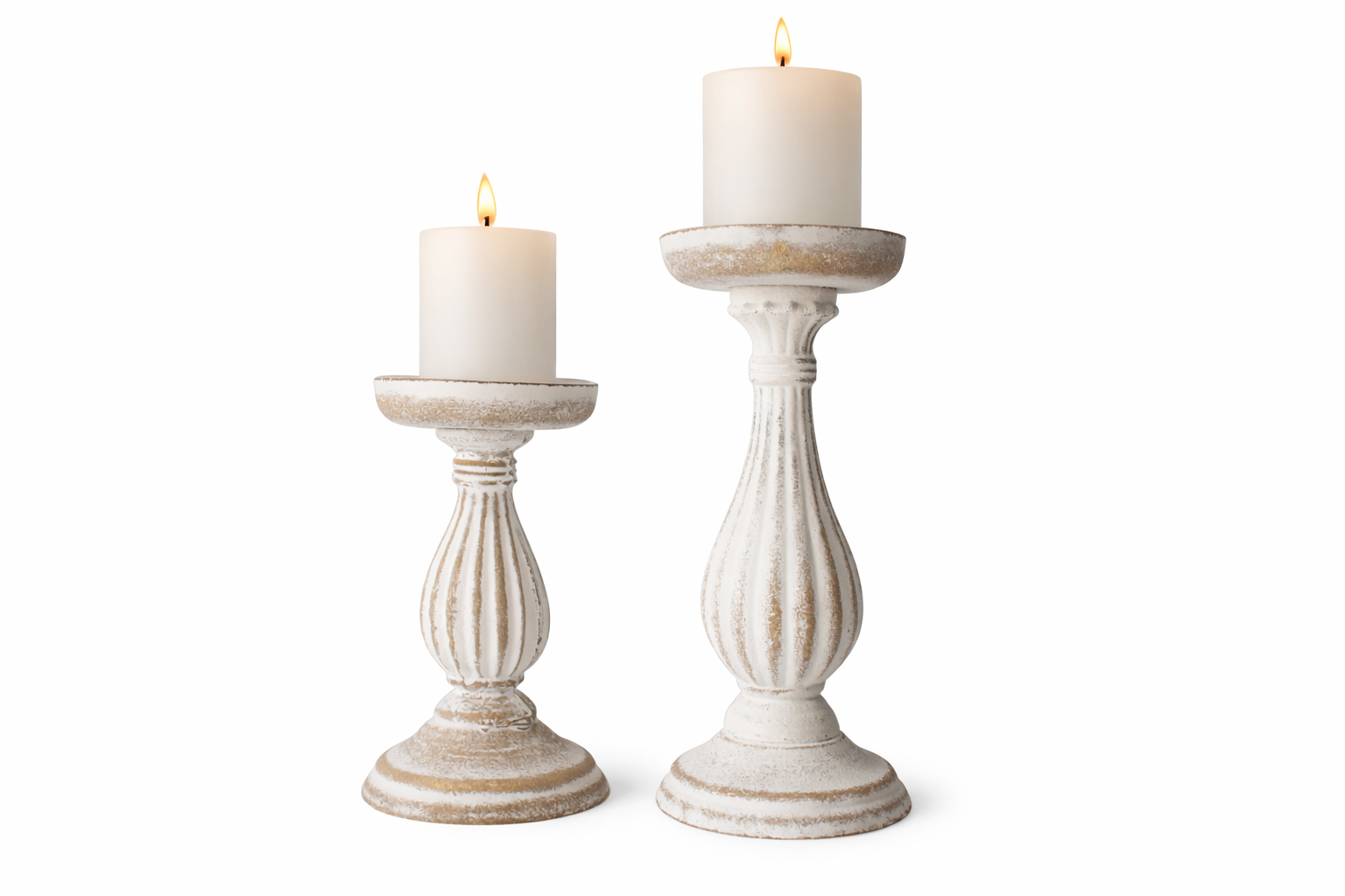 Candelabros de madera